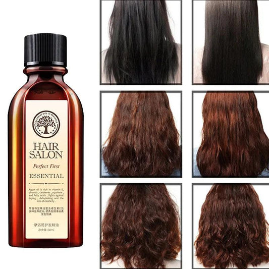 120ml Hair Care Oil Leave-In Conditioner Oil Treatment Curly Hair Mask Multifunctional Repair Dry Damaged Hair Essential Oil - LyxButik